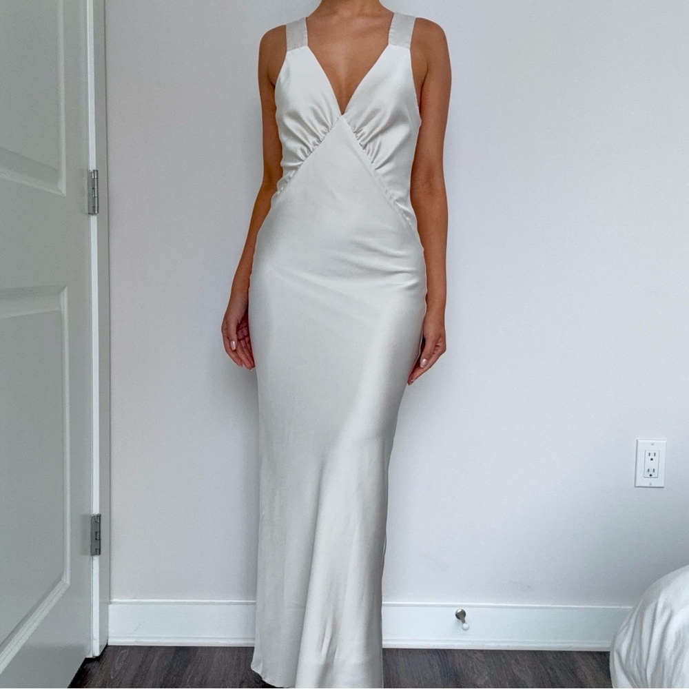Satin Maxi Dress